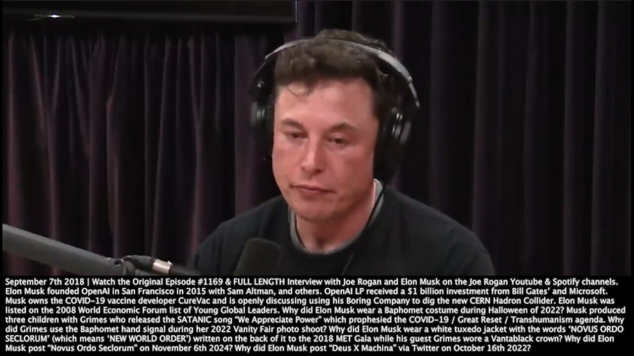 Elon Musk | "You Must Understand There Is Not a Whole Lot of Human Beings Like You? If There Was One An Intelligence Being That We Created. Like Some AI Creature." - Joe Rogan + "I Am An Alien. It's True." - Elon Musk 9/7/2018