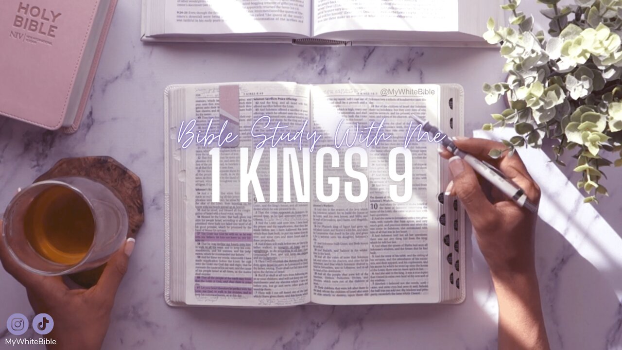 Bible Study Lessons | Bible Study 1 Kings Chapter 9 | Study the Bible With Me