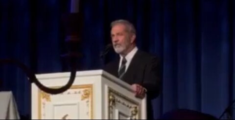 Mel Gibson Speaks at Mar-A-Lago