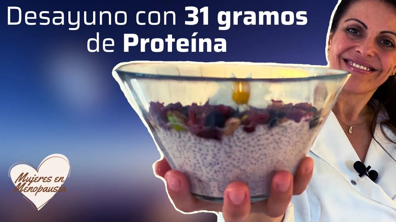 ¿Buscas un desayuno nutritivo? Prueba este con 31 gramos de proteína