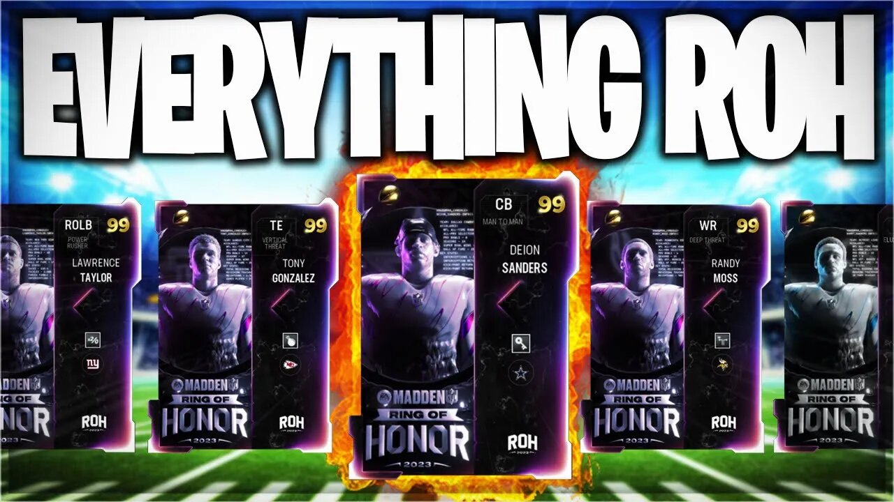 EVERYTHING you NEED to know about Ring of Honor coming to Madden 23 Ultimate Team TOMORROW!