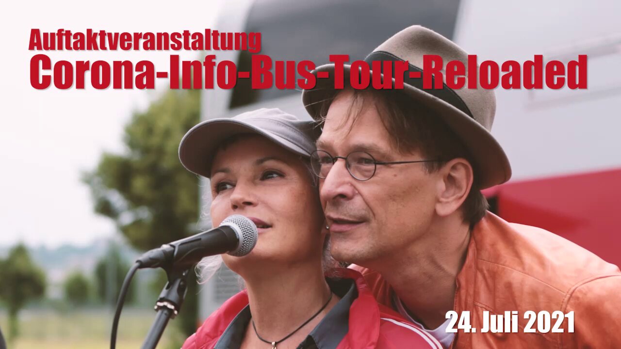 „Corona-Info-Bus-Tour-Reloaded“ - Auftakt in Sinsheim mit der "Entfesselten Kamera"