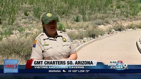 Good Morning Tucson crew goes caving at Kartchner Caverns