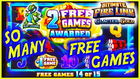 QUICK AND FUN BIG WIN! WE BUMPED IT UP RIGHT! Ultimate Fire Link Glacier Gold Slot