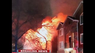 Fire Rips through Apartment Building