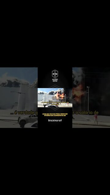 LOJA DA HAVAN INCENDIADA NA BAHIA #shorts #shortsvideo #brasil