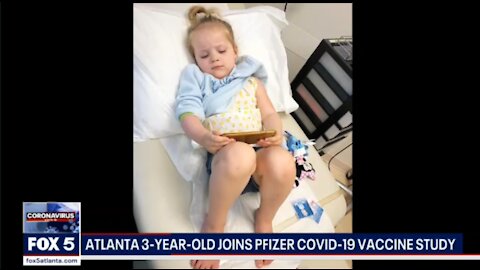Atlanta 3-year-old rolls up sleeve to test COVID-19 "vaccine"