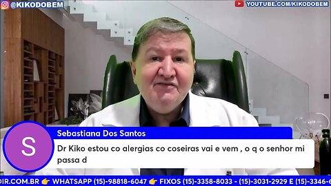 Retenção de líquido + alergia com coceiras que sara e volta + carnes podres WhatsApp (15)-98818-6047