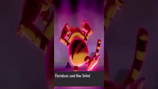 Pokémon Sword - Electabuzz Used Max Strike!