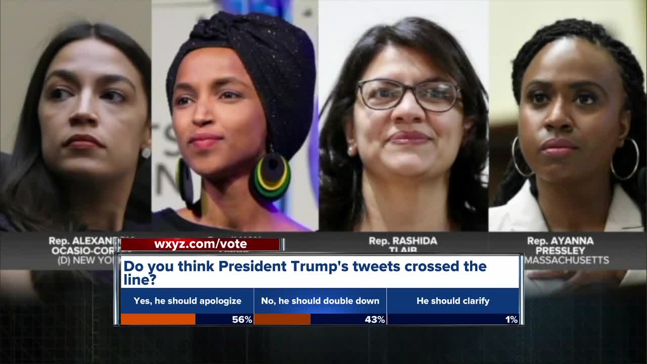 'A weak bully like you never wins' Rashida Tlaib blasts President Trump's 'go back' tweet