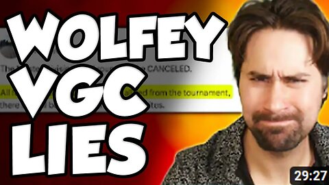 WOLFEYVGC CAUGHT LYING AGAIN!