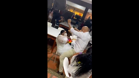 What Could Go Wrong: Dude Gives A Heavy Set Woman A Lap Dance