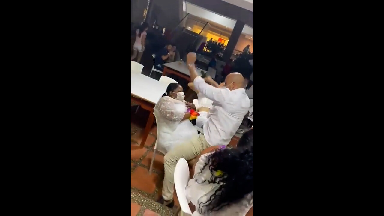 What Could Go Wrong: Dude Gives A Heavy Set Woman A Lap Dance