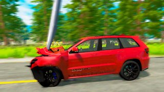 Jeep Grand Cherokee VS Pillar – BeamNG.Drive