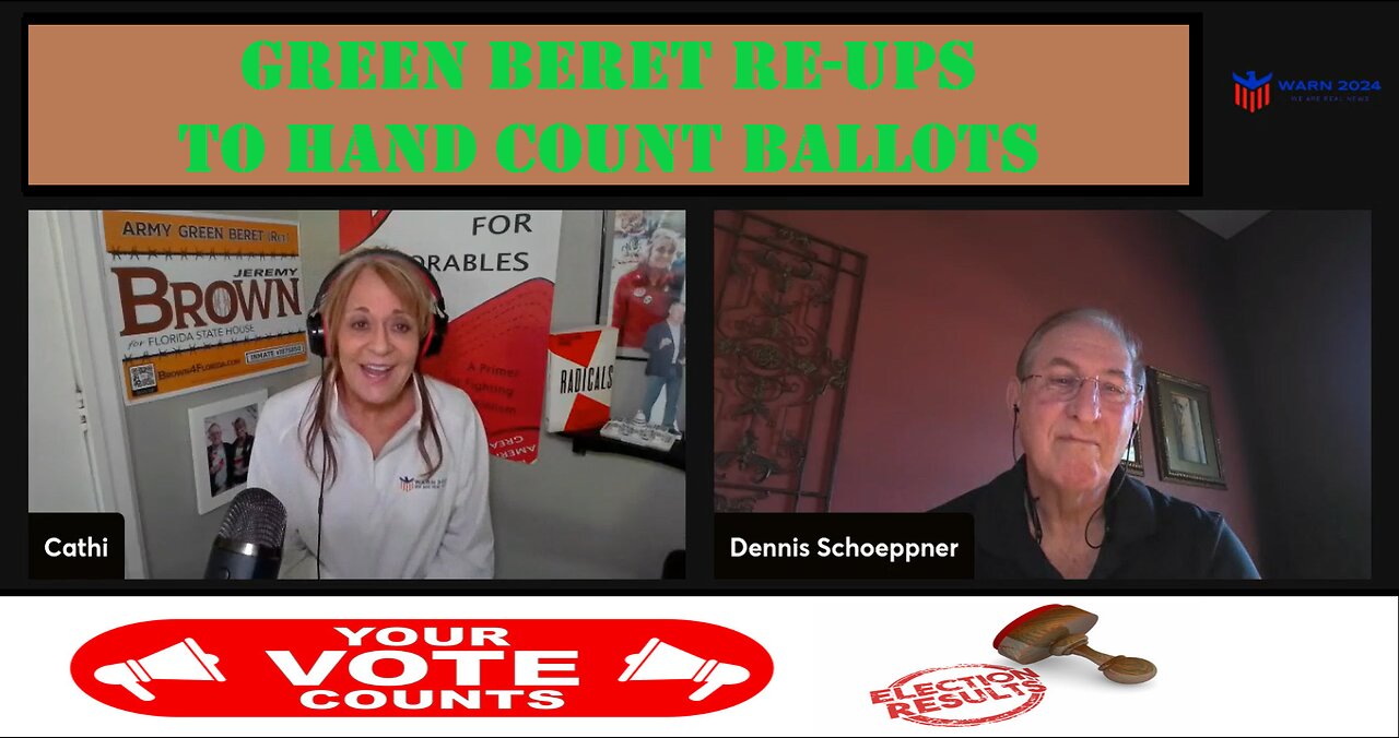 Green Beret Re-Ups to Hand Count Ballots