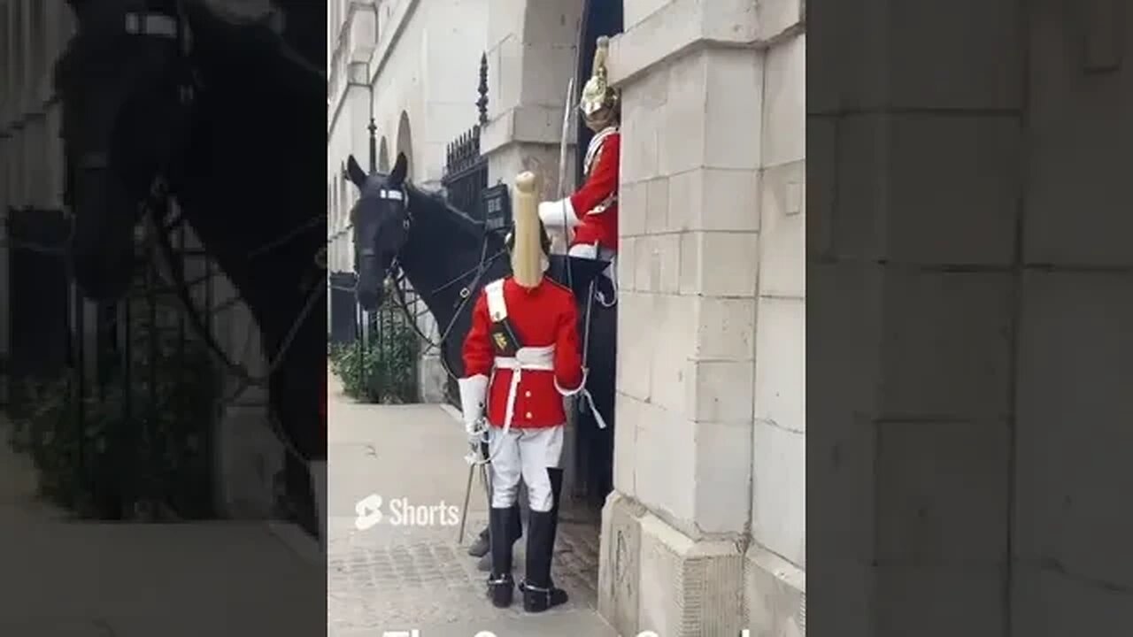 This was my very first video of the (Queen's) kings guards The rest is History #