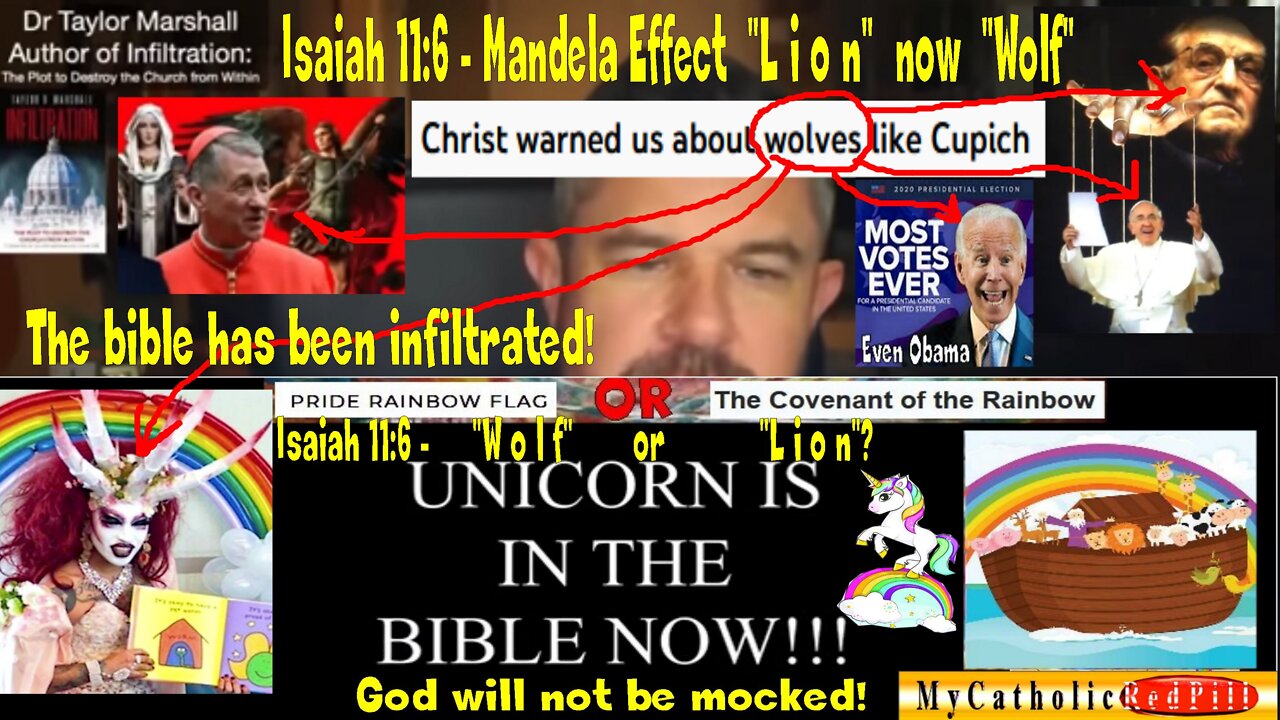 Christ warned us about wolves like Cupich (Mandela Effect - please see description for info & links)