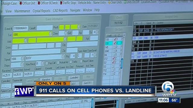 Room for improvement in locating people calling 911 using a cell phone