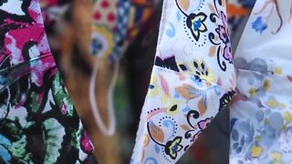 Quilters at a local church making thousands of masks for community and country