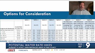 Potential water rate hike for unincorporated Pima County