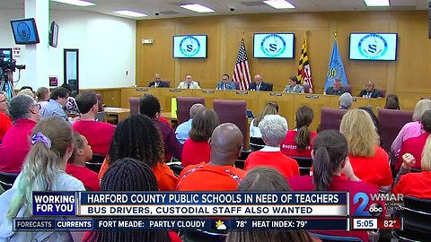 Harford County Public Schools in need of teachers