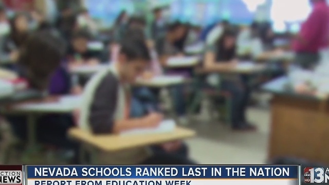 Nevada schools place last in nation in Education Week report