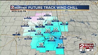 Cold weather sweeps into Green Country