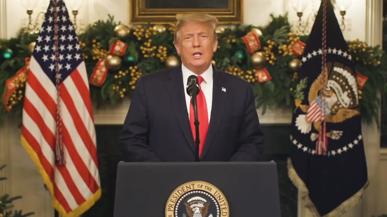 Happy New Year 2021 from President Trump!!