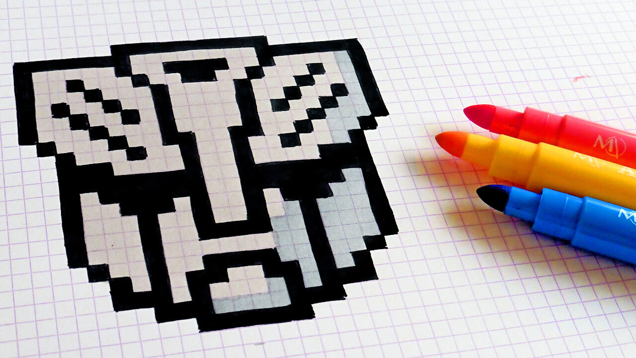 how to Draw Transformers Logo - Hello Pixel Art by Garbi KW