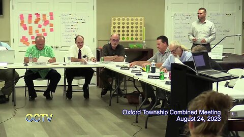 Oxford Township Special Joint Meeting: 8-24-23