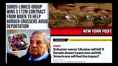 Israel Dual Citizen Schumer Threatens False Flag Attack On America Soros Profits From USA Invasion