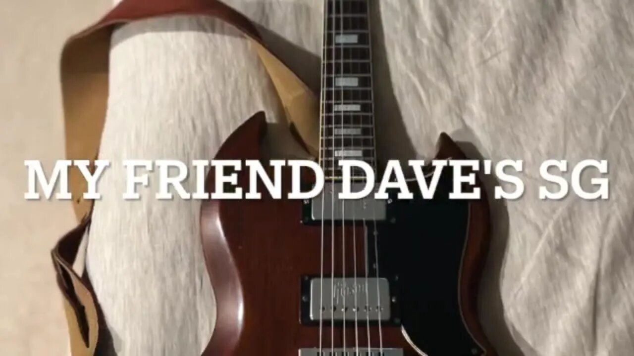 Taking my friend's Gibson SG for spin - Tom Gilberts. Full video.
