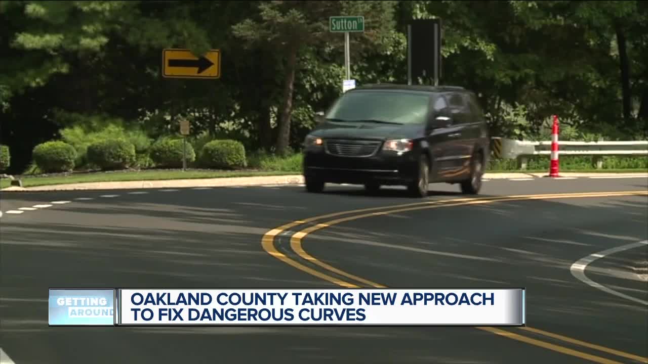 Oakland County taking new approach to fix dangerous curves