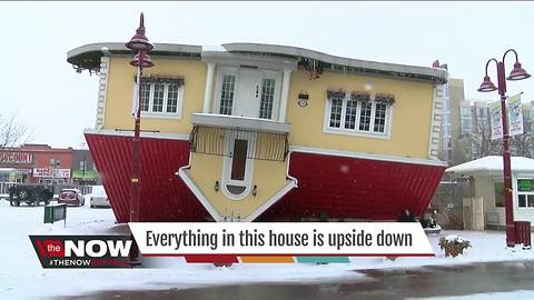 This house was built upside down