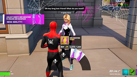 Fortnite Just Added SPIDER GWEN NPC in Today's Update!