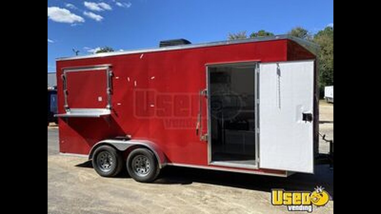 2022 7' x 16' Food Concession Trailer | Mobile Vending Unit for Sale in South Carolina