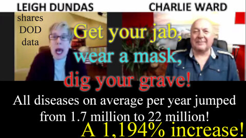 Get your Jab, wear a mask, dig your grave! See DOD data.