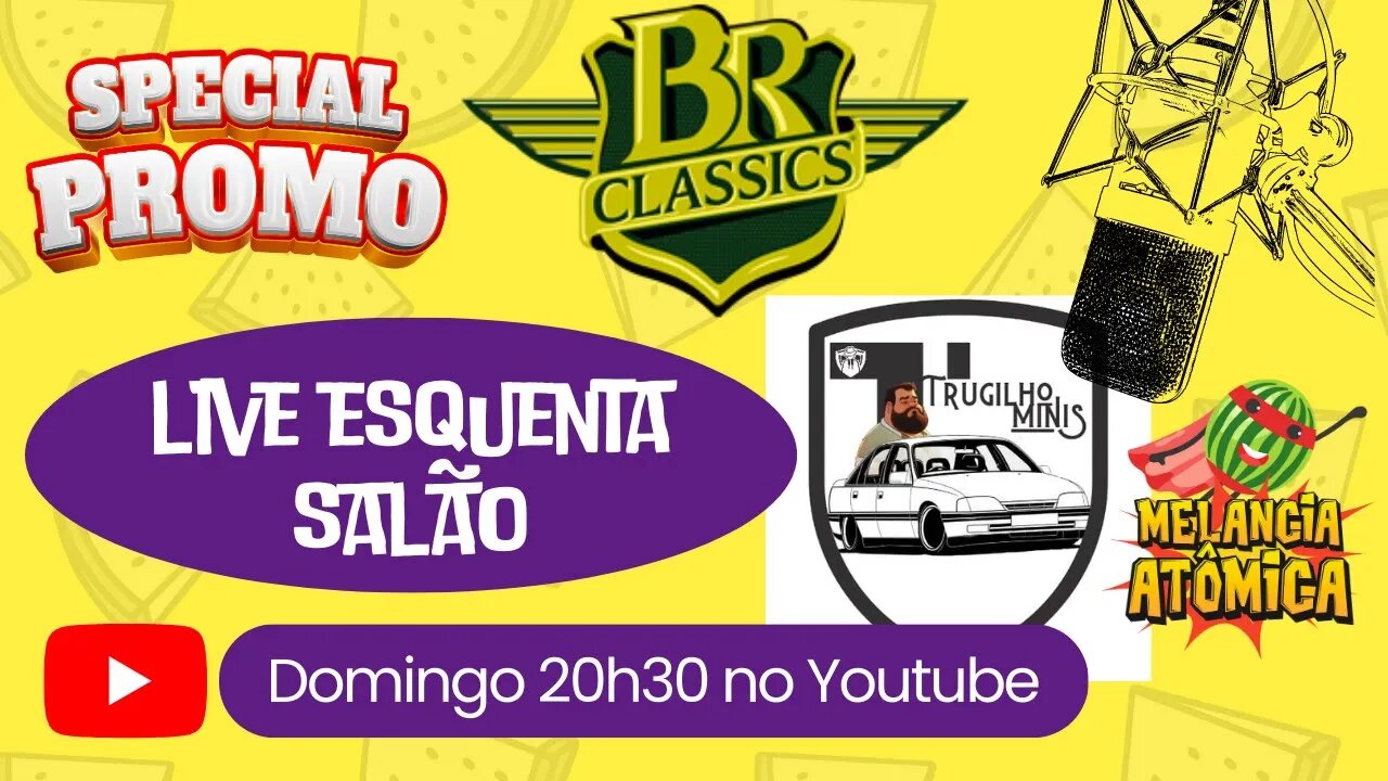 Live Esquenta Salão Batendo papo sobre coleções de carrinhos Diecast hot wheels e outros