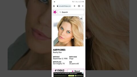HAPPY 33 BIRTHDAY AARYN GRIES Reality Star