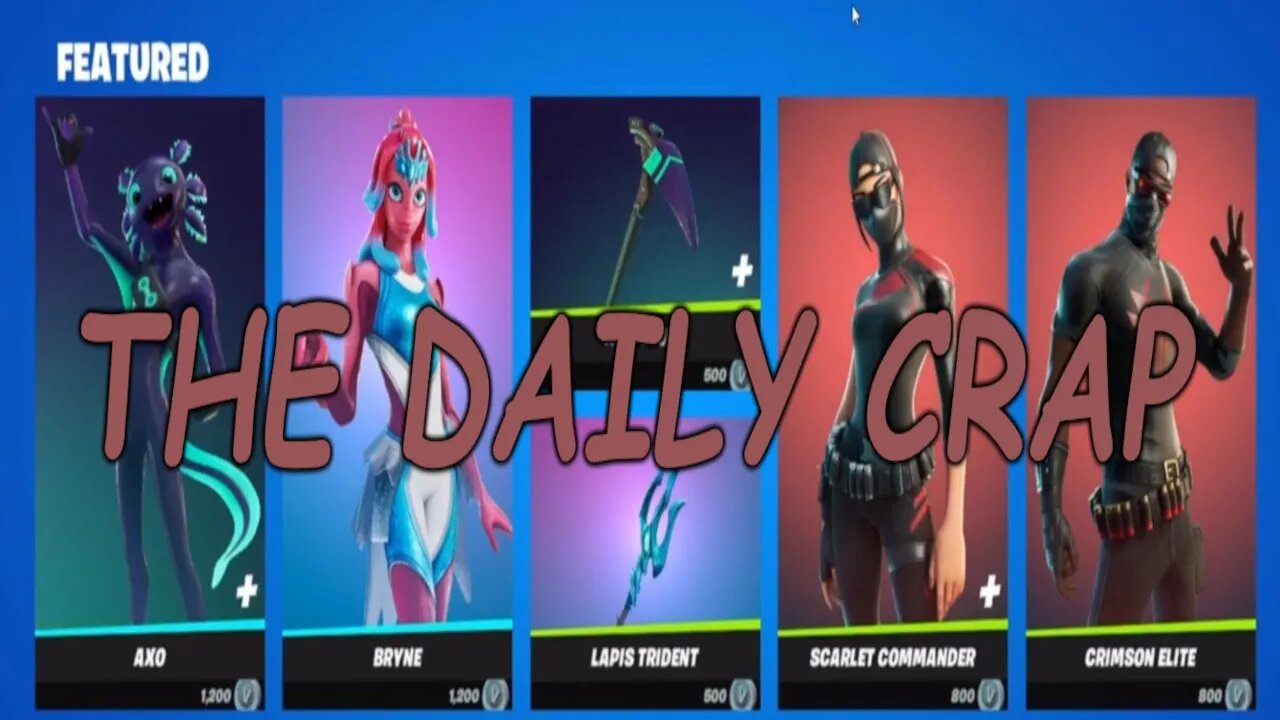 🏆💩The Daily Crap in the Item Shop of the Fortnite Store for 5/15/2023.💩🏆