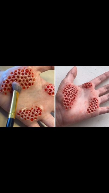 Incredibly realistic SFX makeup will trigger your trypophobia