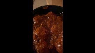 I ground halal chicken breast & veal for meatballs