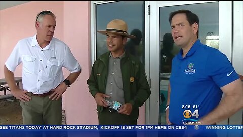 Rubio visits the Everglades with U.S. Interior Secretary Ryan Zinke