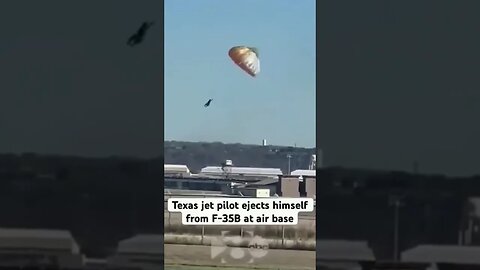PILOT EJECTS HIMSELF AFTER CRASH!