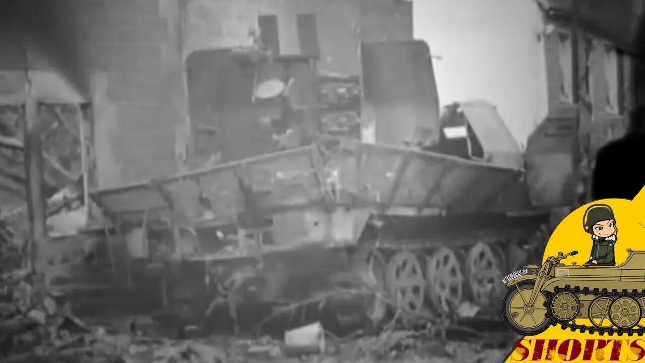 Sd.Kfz. 7/1 Anti Aircraft Halftrack destroyed Faverolles Normandy #shorts 56