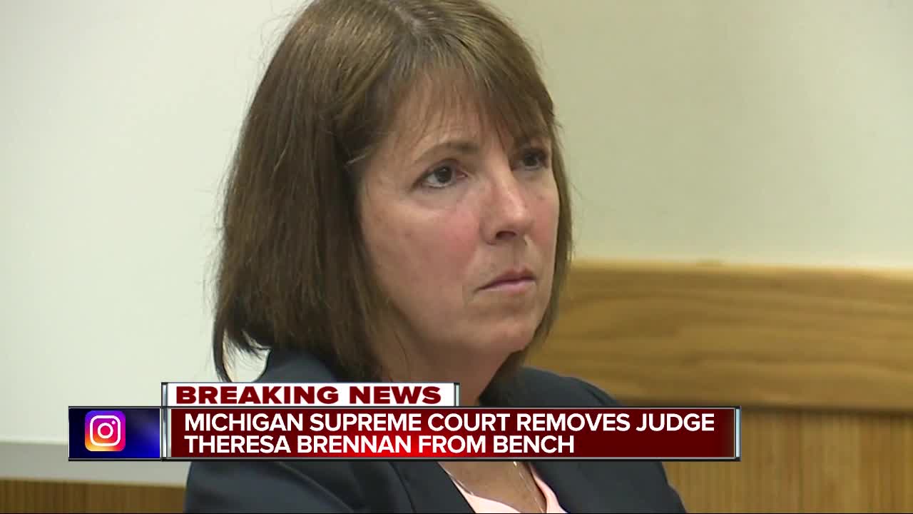 Michigan Supreme Court removes Judge Theresa Brennan from bench