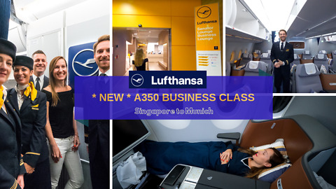 Lufthansa A350 Business Class Singapore - Munich