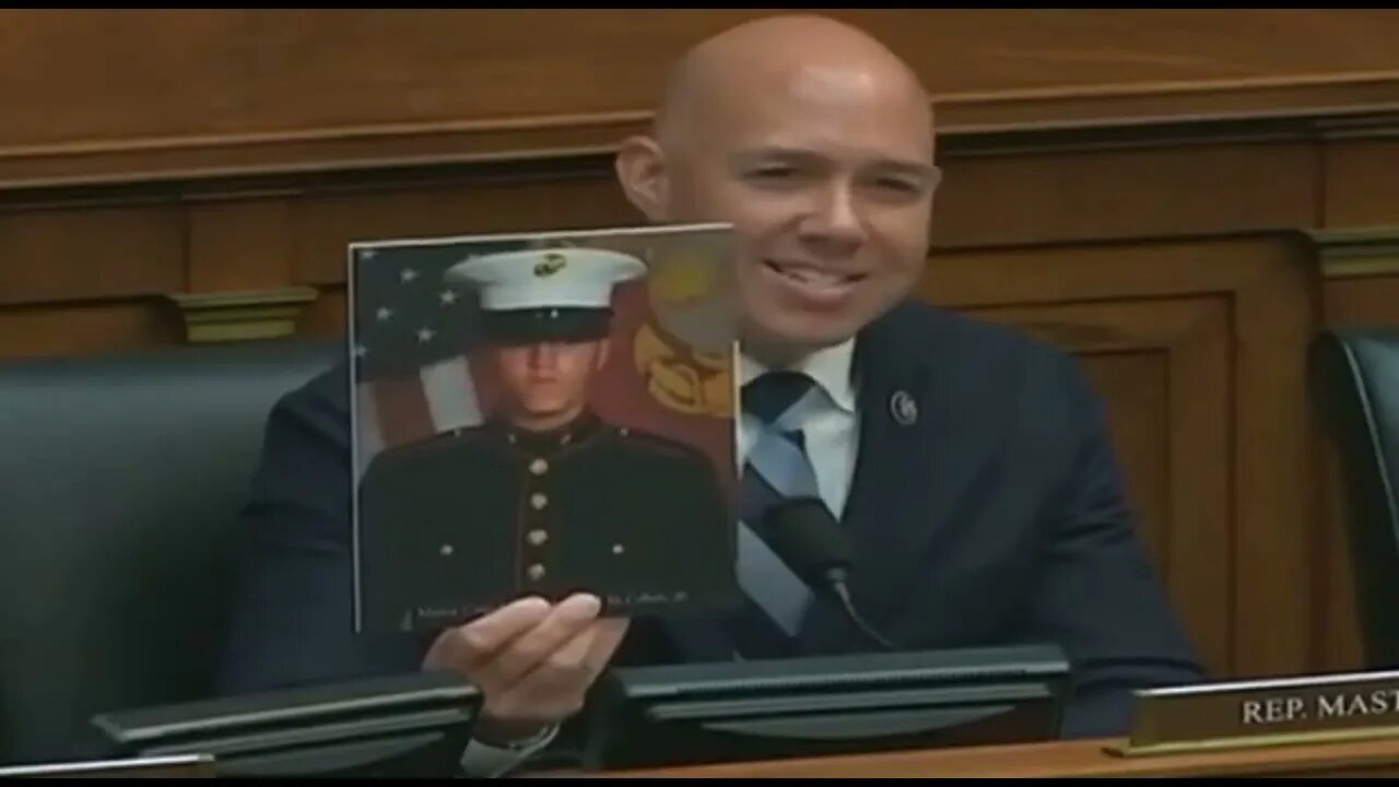 Congressman GRILLS Antony Blinken with Pictures of fallen heroes