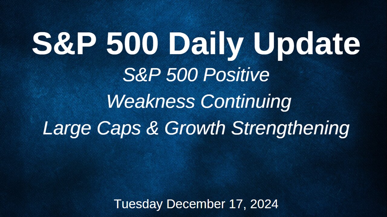 S&P 500 Daily Market Update Tuesday December 17, 2024