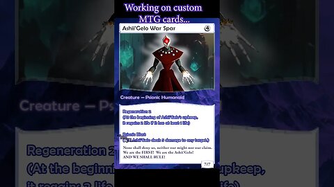 I made custom #MTG Cards. Thoughts? (Link in Comments)